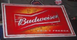 Budweiser Beer Tin 30 x 19 inches