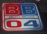 B B BUD BOWL 04 Tin Sign 24 x 21 inches