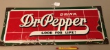 1940's Porcelain Dr. Pepper Sign,  ULTRA RARE SIGN!!