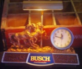 Busch Register Light and clock, RARE, WORKS