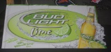 Bud Light Lime Beer Tin 30x16 inches