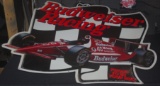 Budweiser Racing Tin 31x33 inches