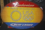 Budweiser Bud Light Ad Tin USA OLYMPICS!
