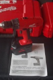 Milwaukee Tools Cordless 18V Lithium Drill Like New, has battery works!