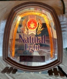 Natural Light Beer Digital Clock.