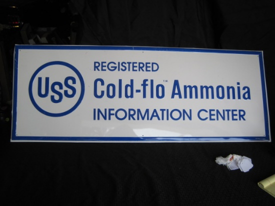 USS Registerd Cold Flo Ammonia Info Center 18 x 30 inches