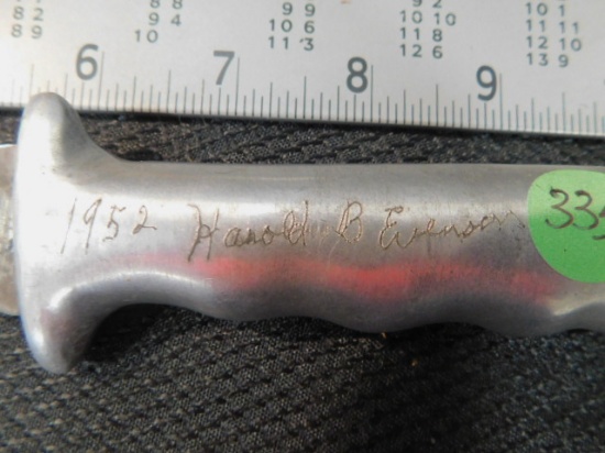 Richtig 5 1/2 inch Military Knife, unmarked