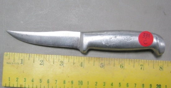 Richtig Kithchen Knife, 3 3/4 inch blade, has mark