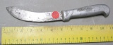 Richtig Skinning Knife, 5 3/4 inch blade, has mark