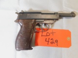 P38 German Nazi Luger, 9mm With Clip, Pistol, SN 1797