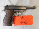 P38 German Nazi Luger, 9mm, with Clip, 1947 AC 45, Pistol, SN 3681