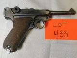 1940 German Nazi Luger, 9mm, with Clip, No Holster, SN 5535