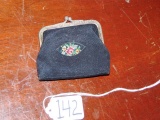 Vtg Ladies Double Sided Change Purse