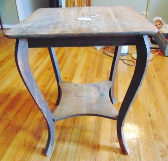 Antique Solid Oak Accent Table