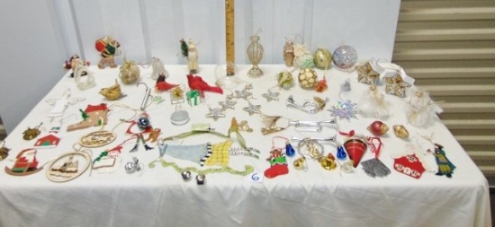 Large Lot Of Christmas Tree Ornaments