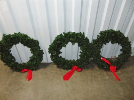 3 Christmas Wreaths