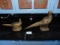 Vtg Gold Painted Ceramic Male & Female Pheasants