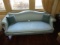 Victorian Humpback Sofa / Couch W/ Mahogany Ball & Claw Feet