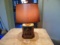 Vtg Wildwood, Frederick Cooper Style Chinoiserie Tin Tea Canister Table Lamp