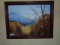 Vtg Oil On Canvas Painting Of A Fall Mountain Scene