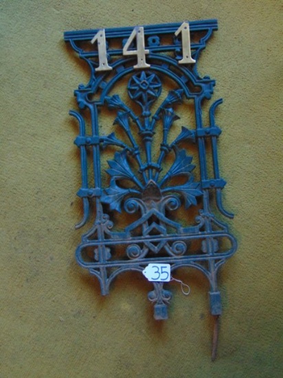 Antique Cast Iron Gate W/ Ornate Designs ( Local Pick Up Only )