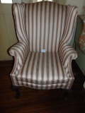 Nice Wingback Chair W/ Ball & Claw Feet By Sherrill Furniture, Hickory, N. C.