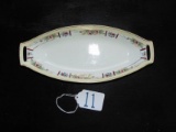 Antique Pre 1922 Noritake Nippon Hand Painted Boat Shaped Dish