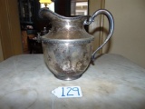 Vtg Silver Plated Pitcher By Superior