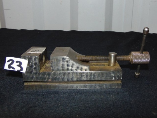 Vtg Machinist's Hardened Steel Precision Tool Makers Vise