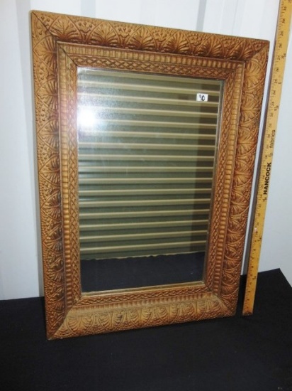 Vtg Wall Mirror In Ornate Vtg Frame LOCAL PICK UP ONLY