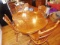 Nice Wood Kitchen Table W/ Ball & Claw Feet & 4 Chairs