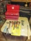 Metal Tool Box W/ Wrenches, Screwdrivers, Cutters, Etc ( Local Pck Up Only)
