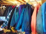 Lot Of 18 Various Coats Including A Ladies Knee Length Leather Coat ( Local Pick Up Only )
