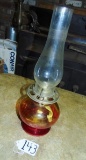 Vtg P & A Oil Lamp