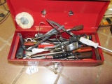 Metal Tool Box Filled With Tools
