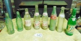 Lot Of 8 Vtg 1940s-60s Soda Bottles