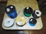 6 Rolls Of Thermostat Cable, Strand Copper Wire, Electric Fence Wire &