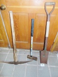 Vtg Pick Ax, Sledge Hammer Ax / Wedger & Shovel ( Local Pck Up Only)