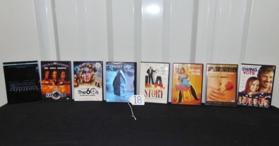 Lot Of 4 Quality Suspense & 4 Quality Comedy Movies On D V D