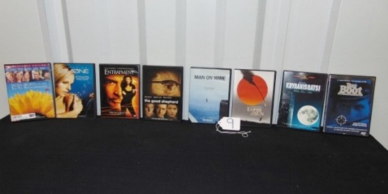 Lot Of 8 Quality Various Genre Movies On D V Ds
