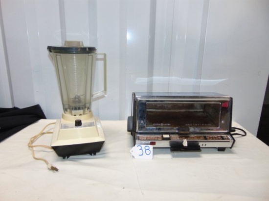 Vtg Lady Vanity Mixer General Electric Deluxe Toaster Oven