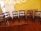 Set Of 6 Mahogany Chairs W/ Needlepoint Upholstered Chairs - Local Pick Up Only