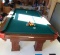 Regulation Size Slate Top Pool Table & Ping Pong Table Combination By