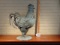 Large Sculpted Metal Art Rooster