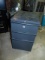 Rolling 3 Drawer File Cabinet W/ 2 Keys - Contents Not Included