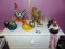 Lot Of 7 Various Decorative Roosters
