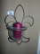 Matching Set Of Wrought Iron Fleur De Lis Wall Candle Holders