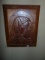 Carved Solid Wood Madonna Wall Hanging