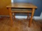 Vtg Solid Wood School Desk W/ Inkwell Hole & Pencil Holding Area - Local Pick Up Only