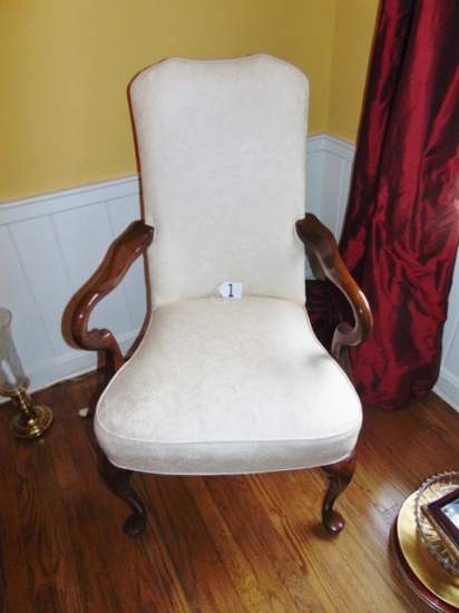 Beautiful Accent Armchair W/ Raised Designs - Local Pick Up Only